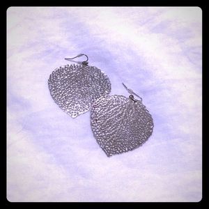 Silver Leaf Earrings